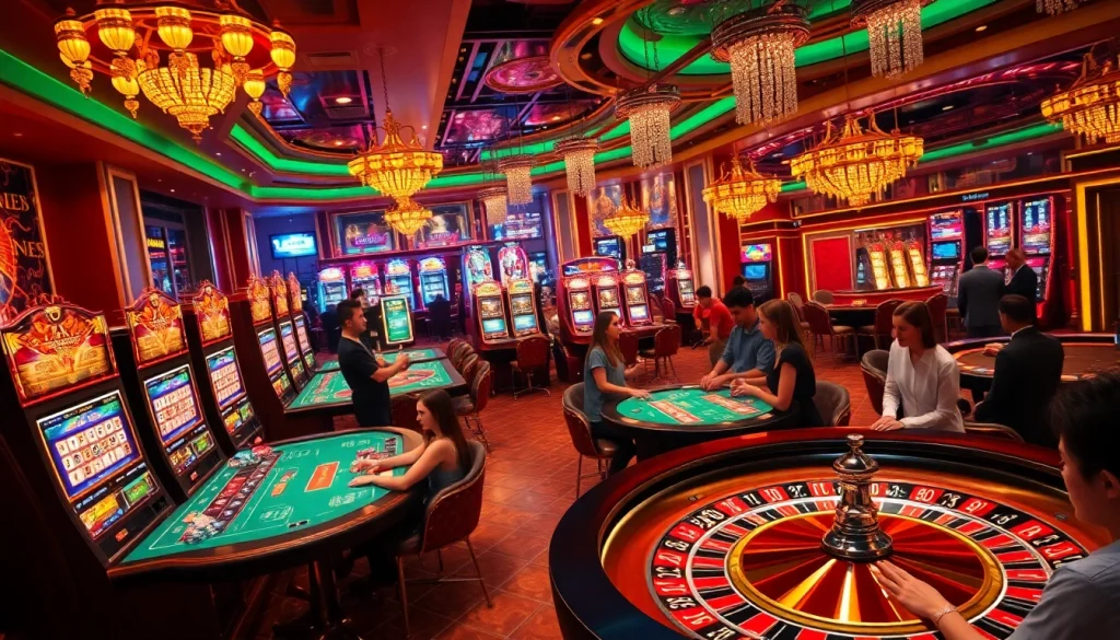 UU88 players engaging with thrilling casino games like slots and roulette.